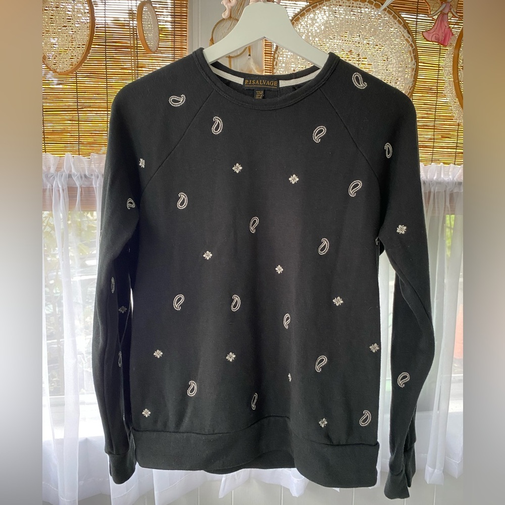 P.J. Salvage Paisley Sweatshirt